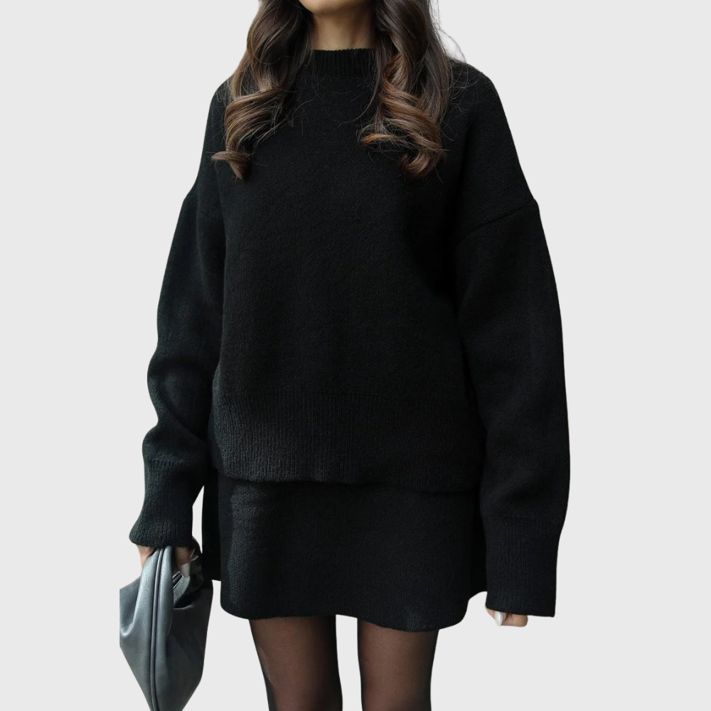 Conjunto de malha aconchegante