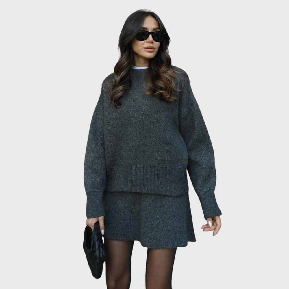 Conjunto de malha aconchegante