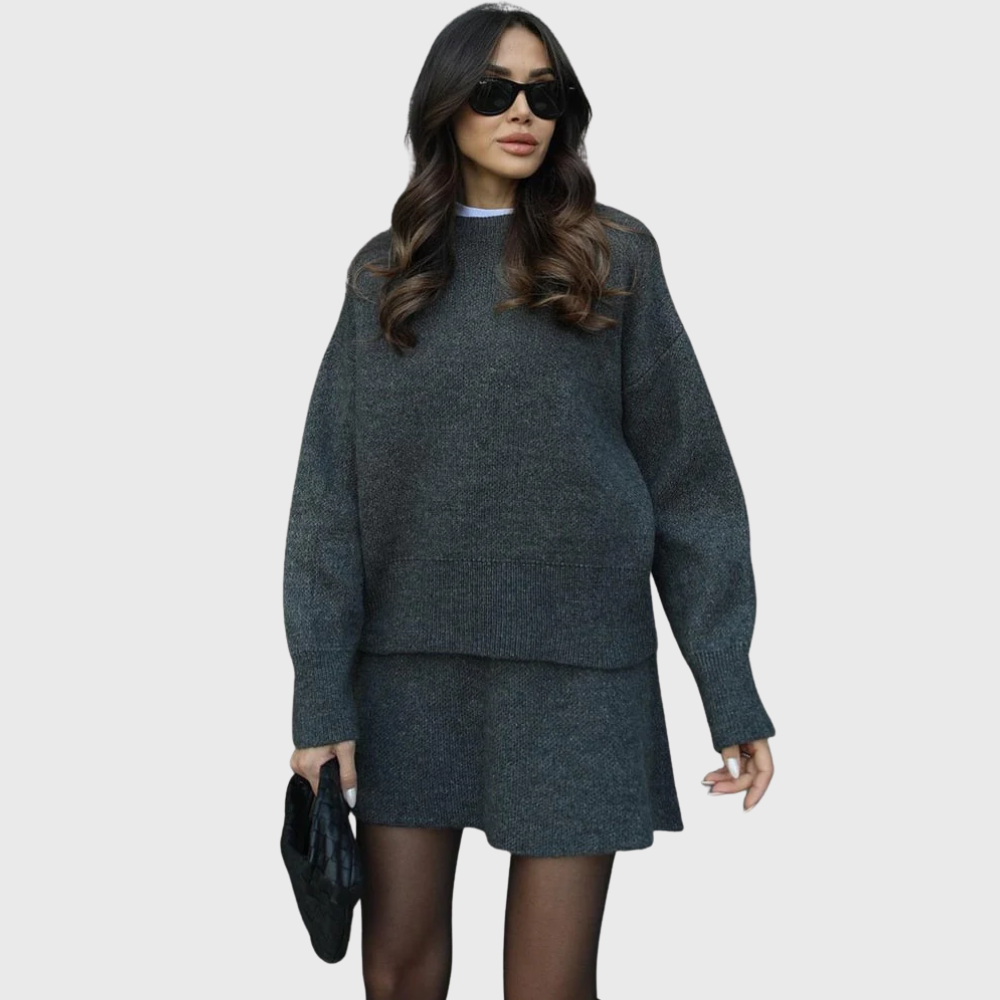 Conjunto de malha aconchegante