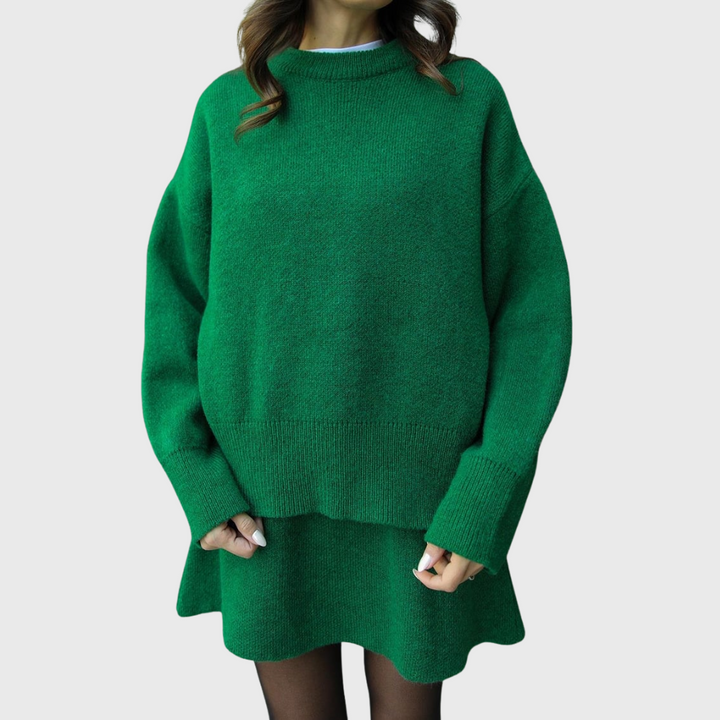 Conjunto de malha aconchegante