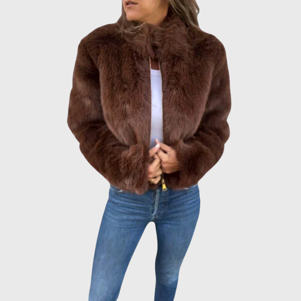 Sofia - Jaqueta térmica feminina Teddy Fleece