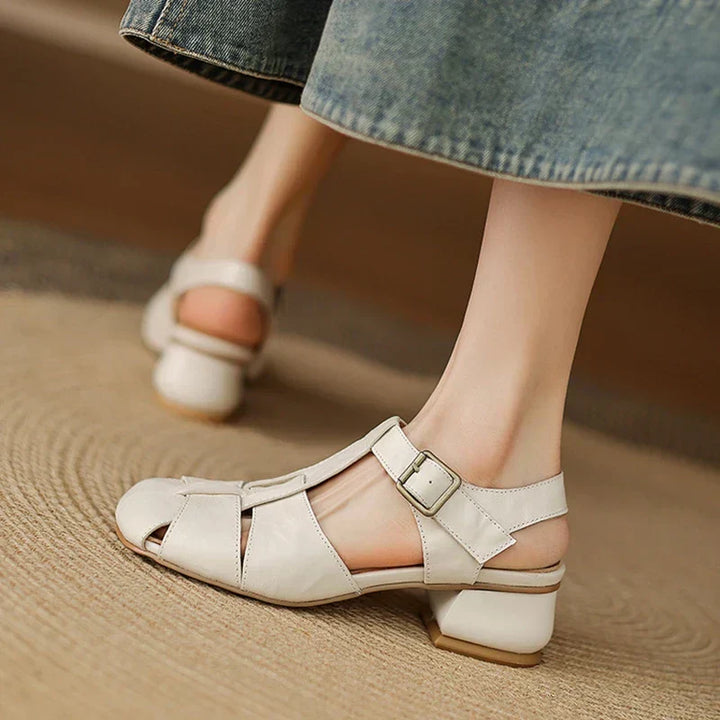 Coralia - Sapatos de Salto Chunky para Mulher