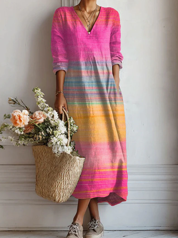 Marit - Robe Confortável Diária para Mulher