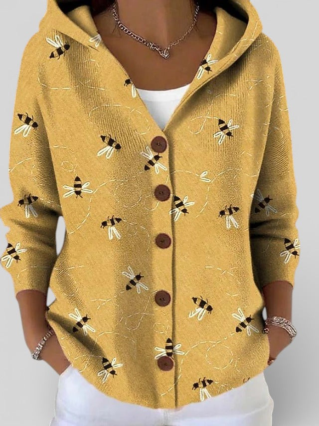 Carmen™ | Cardigan longo artístico e quente