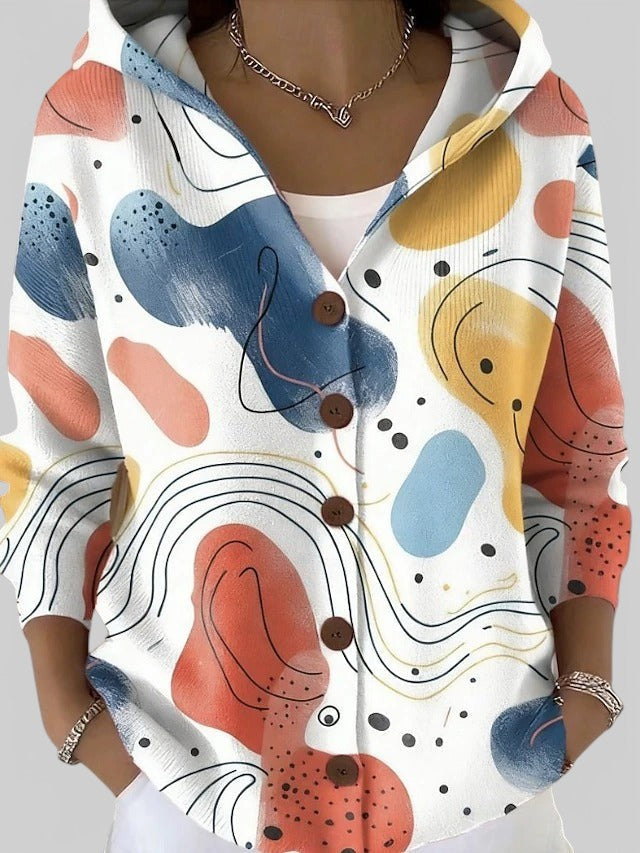 Carmen™ | Cardigan longo artístico e quente