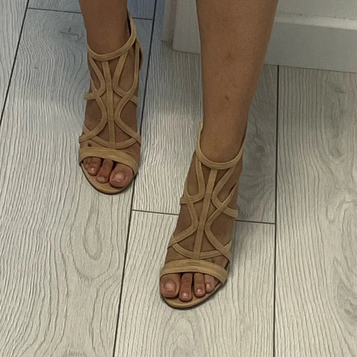 Esther | Sandalias de Tacón Gladiador