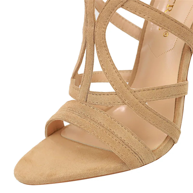 Esther | Sandalias de Tacón Gladiador