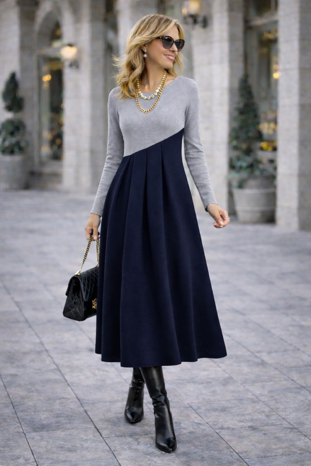Eliara™ | Vestido de Muher longo elegante e intemporal
