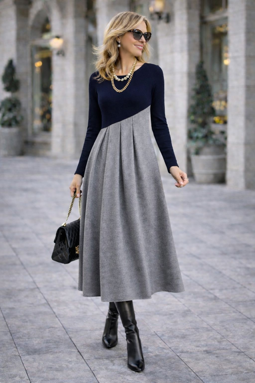 Eliara™ | Vestido de Muher longo elegante e intemporal