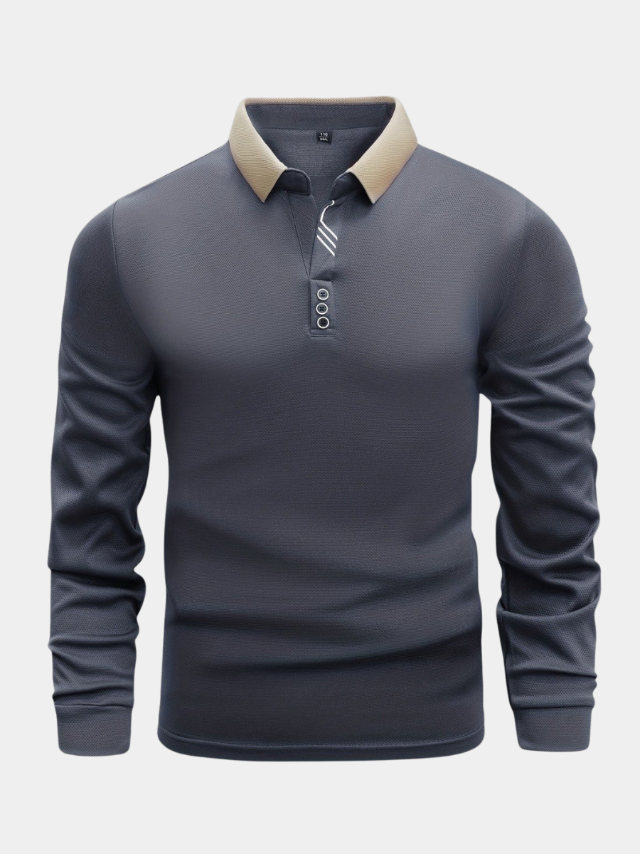 MÓNACO | POLO DE MANGAS LONGAS PARA HOMEM