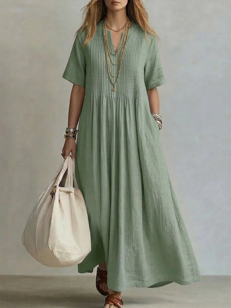 Noor | Vestido Plissado para Mulher