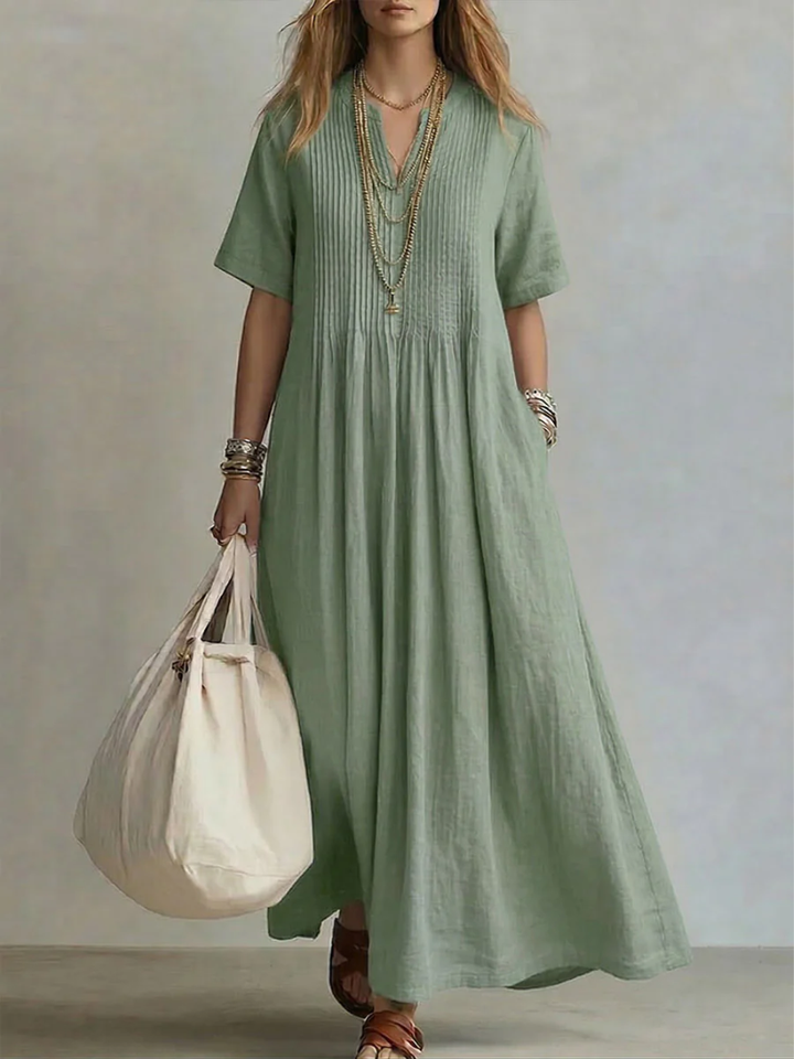 Noor | Vestido Plissado para Mulher