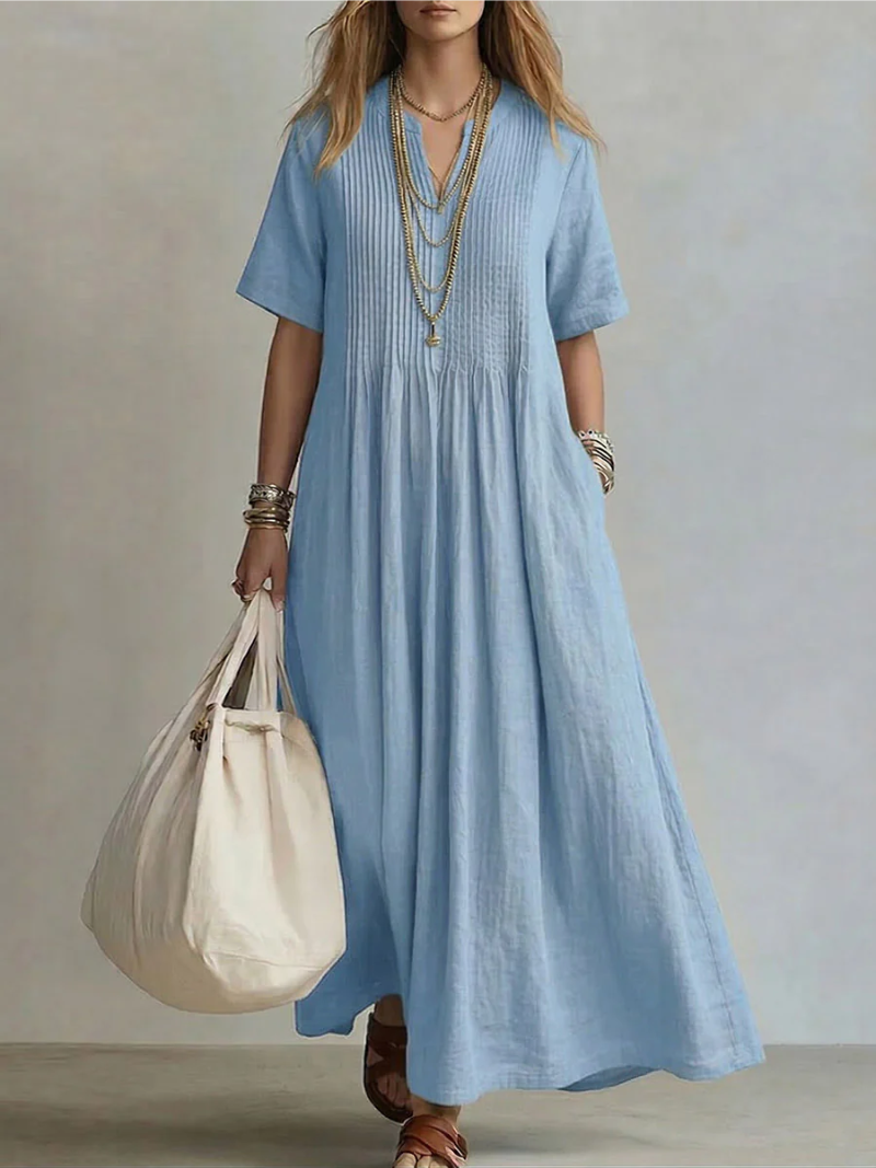 Noor | Vestido Plissado para Mulher