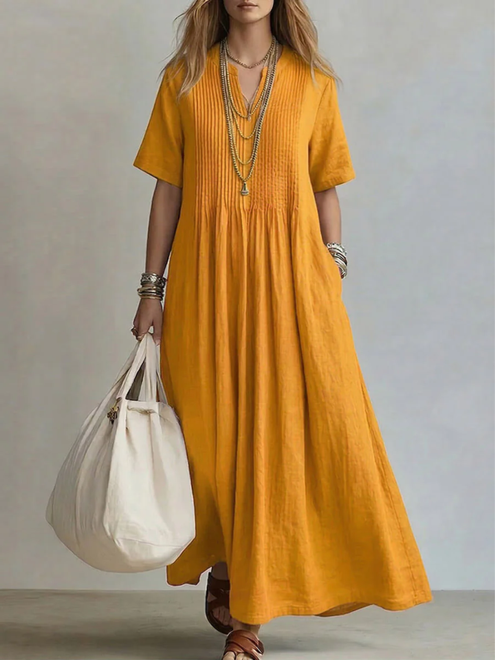 Noor | Vestido Plissado para Mulher