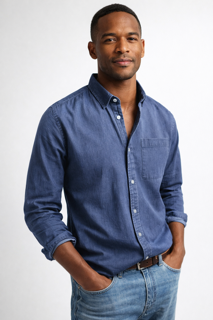 Keldros - Camisa casual para Homem
