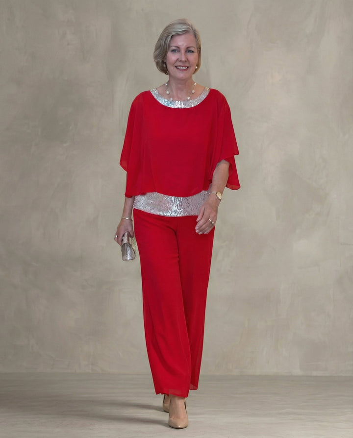 Ember · Conjunto elegante de duas peças de Mujer