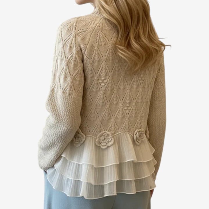 Graci™ Camisola Testurizado