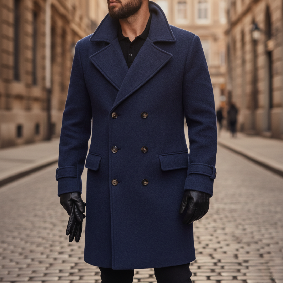 Marcello | Cappotto Homem Lã Duplo Peito Invernale