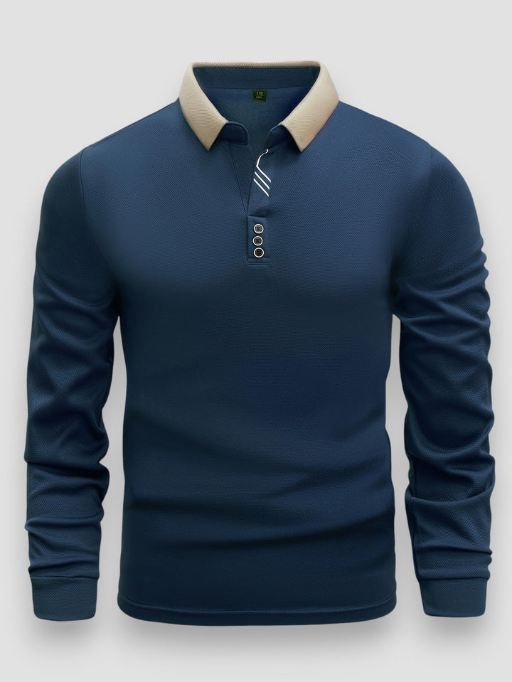 MÓNACO | POLO DE MANGAS LONGAS PARA HOMEM