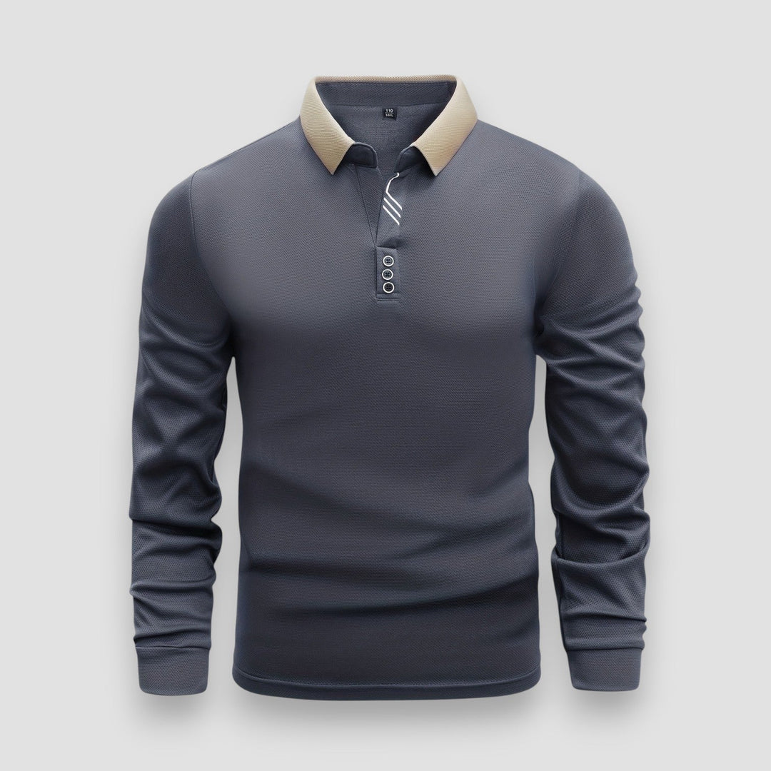 MÓNACO | POLO DE MANGAS LONGAS PARA HOMEM