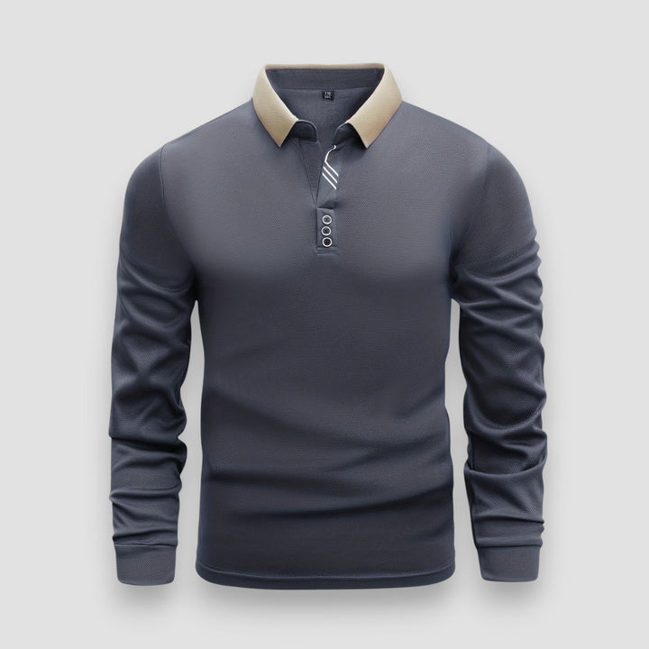 MÓNACO | POLO DE MANGAS LONGAS PARA HOMEM