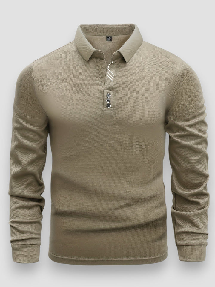 MÓNACO | POLO DE MANGAS LONGAS PARA HOMEM